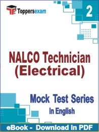 NALCO Technician (Electrical) Test PDF Book In English - Question Paper