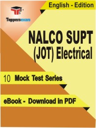 NALCO SUPT (JOT) Electrical Test PDF Book In English - Mock Test/Practice Set