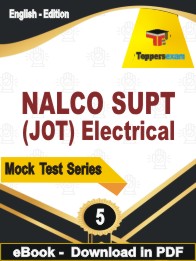 NALCO SUPT (JOT) Electrical Test PDF Book In English - Practice Set