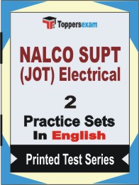 NALCO SUPT (JOT) Electrical Book in English - Question Paper / Practice Set