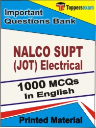 NALCO SUPT (JOT) Electrical Book in English - Objective MCQ
