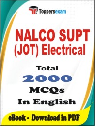 NALCO SUPT (JOT) Electrical PDF Book in English - MCQ / Objective Questions