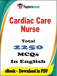 Cardiac Care Nurse PDF Book In English - MCQ / Objective Questions
