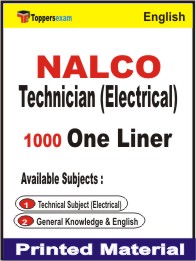 NALCO Technician (Electrical) One Liner Book in English