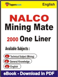 NALCO Mining Mate One Liner Book PDF in English