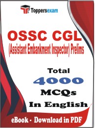 OSSC CGL (Assistant Embankment Inspector) Prelims PDF Book in English - MCQ / Objective Questions