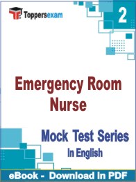 Emergency Room Nurse PDF Book In English - Question Paper