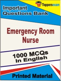 Emergency Room Nurse Book in English - Objective MCQ
