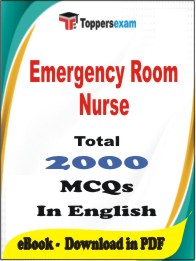 Emergency Room Nurse PDF Book In English - MCQ / Objective Questions