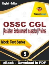 OSSC CGL (Assistant Embankment Inspector) Prelims Test PDF Book In English - Practice Set