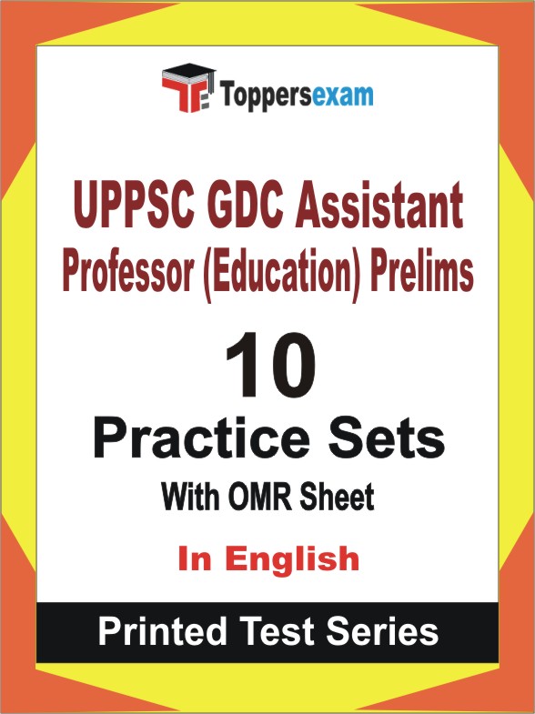 UPPSC GDC Assistant Professor (Education) Prelims Book in English - Practice Set