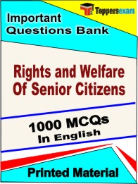 Rights and Welfare of Senior Citizens Book in English - Objective MCQ