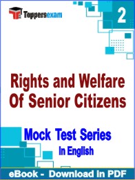 Rights and Welfare of Senior Citizens  PDF Book InEnglish - Question Paper