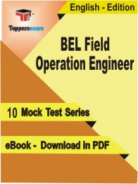 BEL Field Operation Engineer PDF Book In English - Mock Test/Practice Set