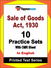 Sale of Goods Act, 1930 Book in English - Practice Set