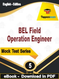 BEL Field Operation Engineer  PDF Book In English - Practice Set