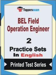 BEL Field Operation Engineer Book in English - Question Paper / Practice Set