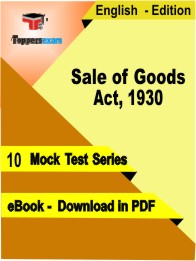 Sale of Goods Act, 1930 PDF Book In English - Mock Test/Practice Set