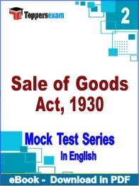 Sale of Goods Act, 1930  PDF Book In English - Question Paper