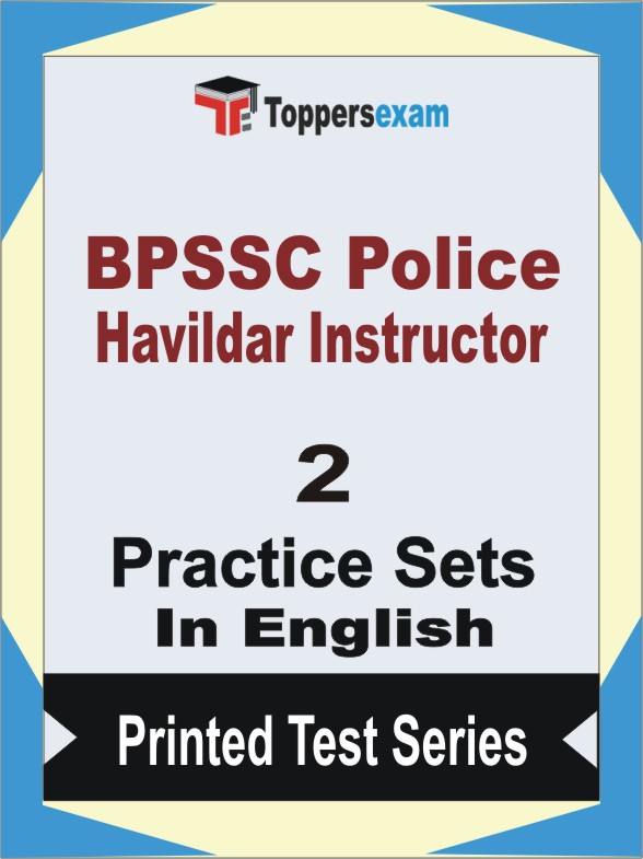 BPSSC Police Havildar Instructor Book in English - Question Paper / Practice Set