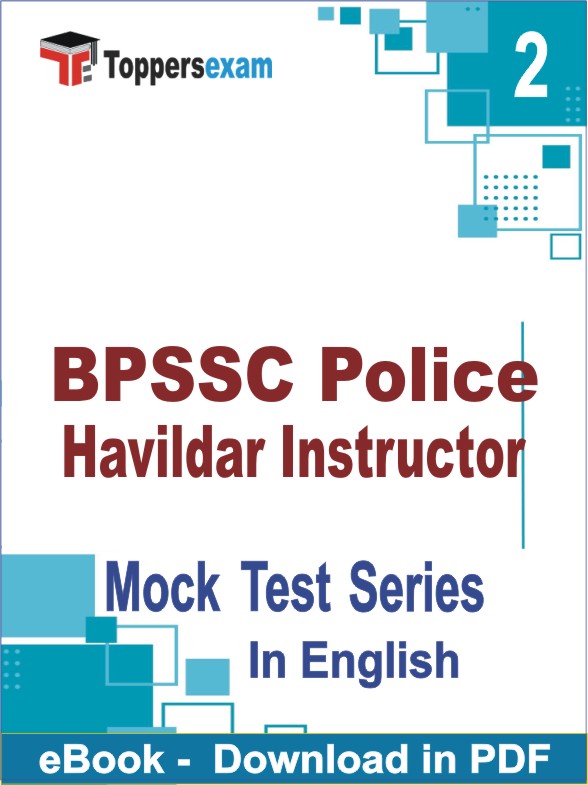 BPSSC Police Havildar Instructor PDF Book In English - Question Paper