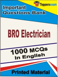 BRO Electrician Book in English - Objective MCQ