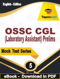 OSSC CGL (Laboratory Assistant) Prelims Test PDF Book In English - Practice Set