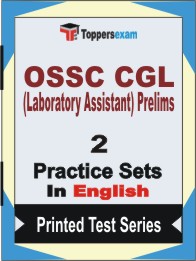 OSSC CGL (Laboratory Assistant) Prelims Book in English - Question Paper / Practice Set
