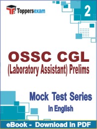 OSSC CGL (Laboratory Assistant) Prelims Test PDF Book In English - Question Paper