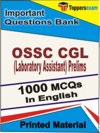OSSC CGL (Laboratory Assistant) Prelims Book in English - Objective MCQ