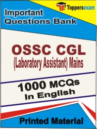 OSSC CGL (Laboratory Assistant) Mains Book in English - Objective MCQ