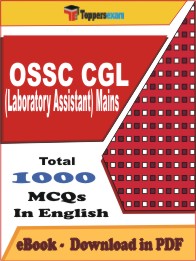 OSSC CGL (Laboratory Assistant) Mains PDF Book in English - MCQ / Objective Questions