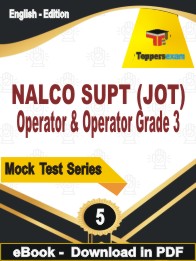 NALCO SUPT (JOT) Operator & Operator Grade 3 Test PDF Book In English - Practice Set