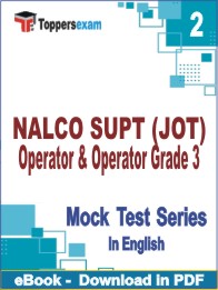 NALCO SUPT (JOT) Operator & Operator Grade 3 Test PDF Book In English - Question Paper