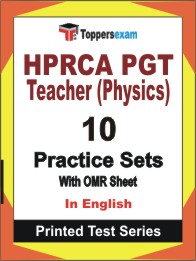HPRCA PGT Teacher (Physics) Book in English - Practice Set