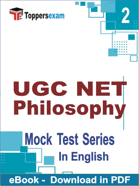 UGC NET Philosophy PDF Book In English - Question Paper