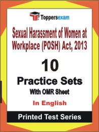 Sexual Harassment of Women at Workplace (POSH) Act, 2013 Book in English - Practice Set