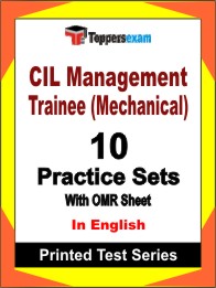 CIL Management Trainee (Mechanical) Book in English - Practice Set