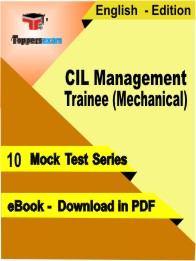 CIL Management Trainee (Mechanical)  PDF Book In English - Mock Test/Practice Set