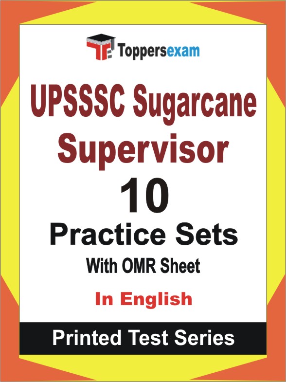 UPSSSC Sugarcane Supervisor Book in English - Practice Set