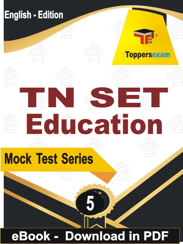 TN SET Education PDF Book In English - Practice Set