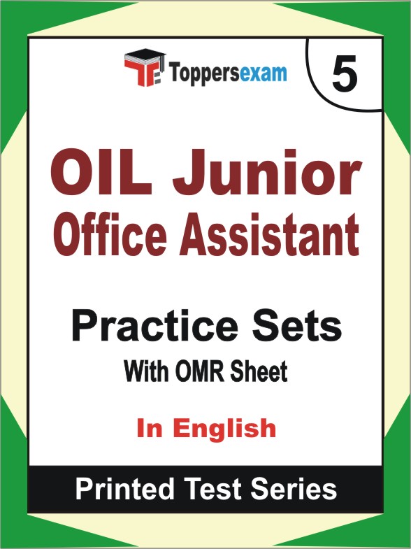 OIL Junior Office Assistant Book in English - Mock Test / Practice Set