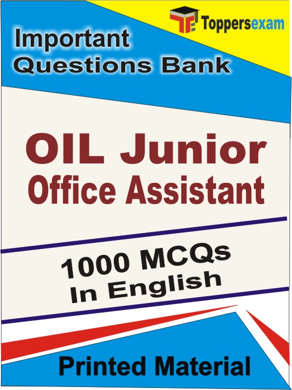 OIL Junior Office Assistant Book in English - Objective MCQ