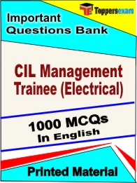 CIL Management Trainee (Electrical)  Book in English - Objective MCQ