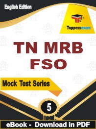 TN MRB FSO Test PDF Book In English - Practice Set
