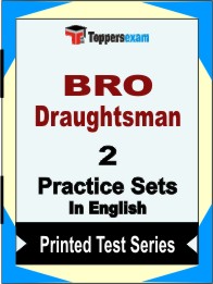 BRO DraughtsmanBook in English - Question Paper / Practice Set