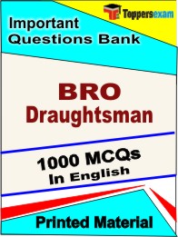 BRO Draughtsman Book in English - Objective MCQ