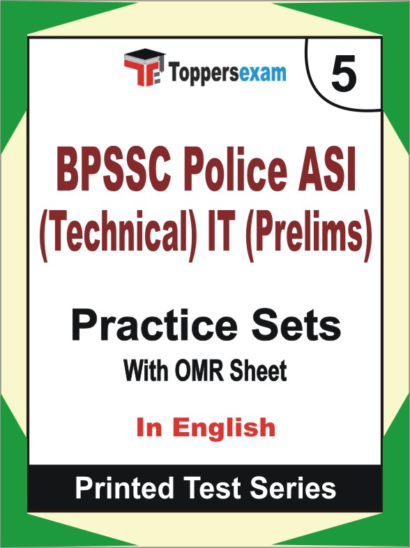 BPSSC Police ASI (Technical) IT (Prelims) Book in English - Mock Test / Practice Set