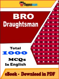 BRO Draughtsman PDF Book In English - MCQ / Objective Questions