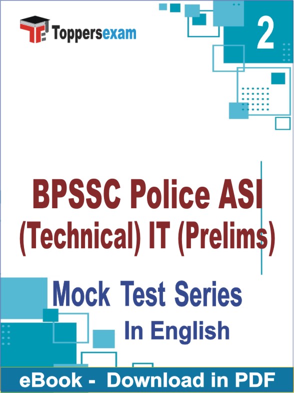 BPSSC Police ASI (Technical) IT (Prelims) PDF Book In English - Question Paper